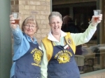Lionesses Paulette and Marilyn - Beer and Lemonade mix 